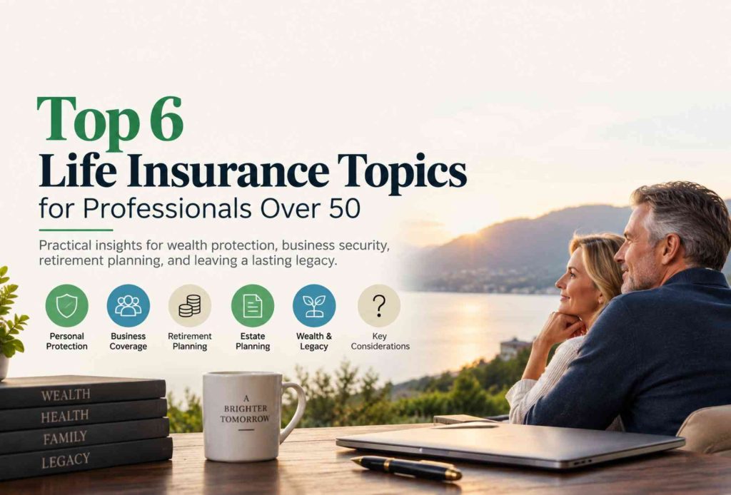 Top 6 Life Insurance Topics for Professionals Over 50